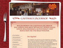 Tablet Screenshot of gasthaus-jaegerhof.net